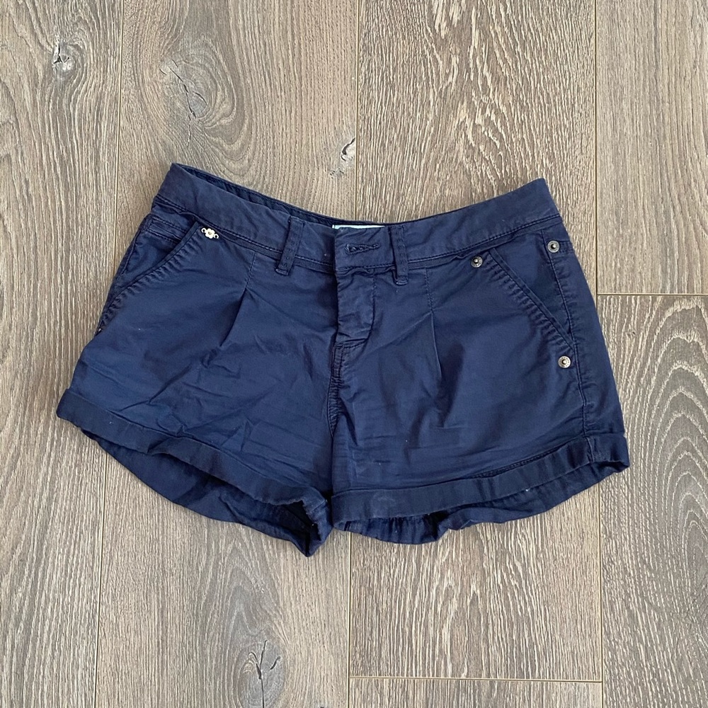 Navy Blue Bershka Shorts
